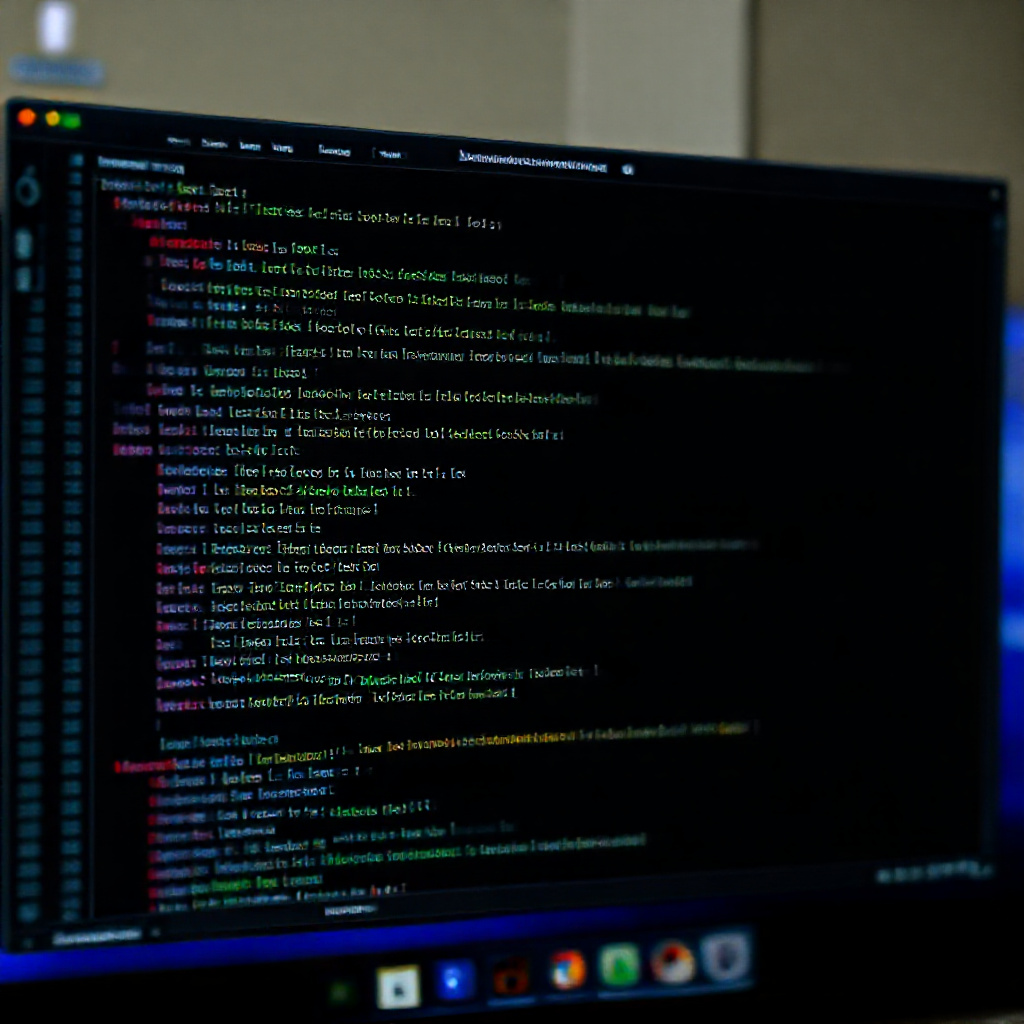 Code editor screenshot