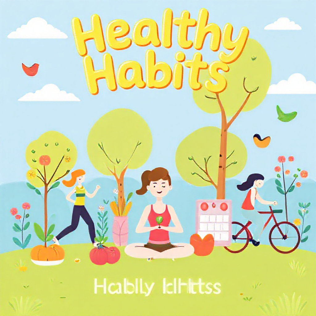 Healthy eating illustration