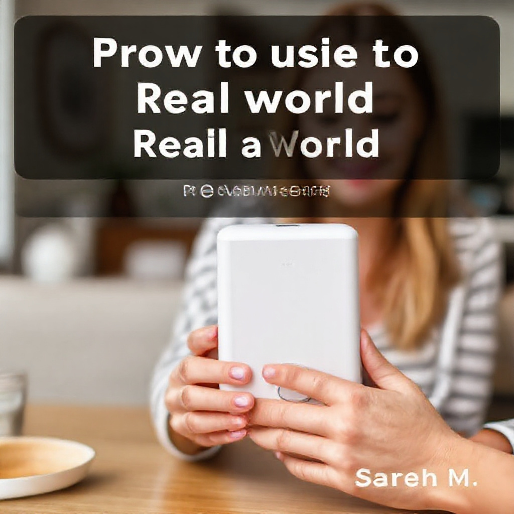 Product in action by Sarah M