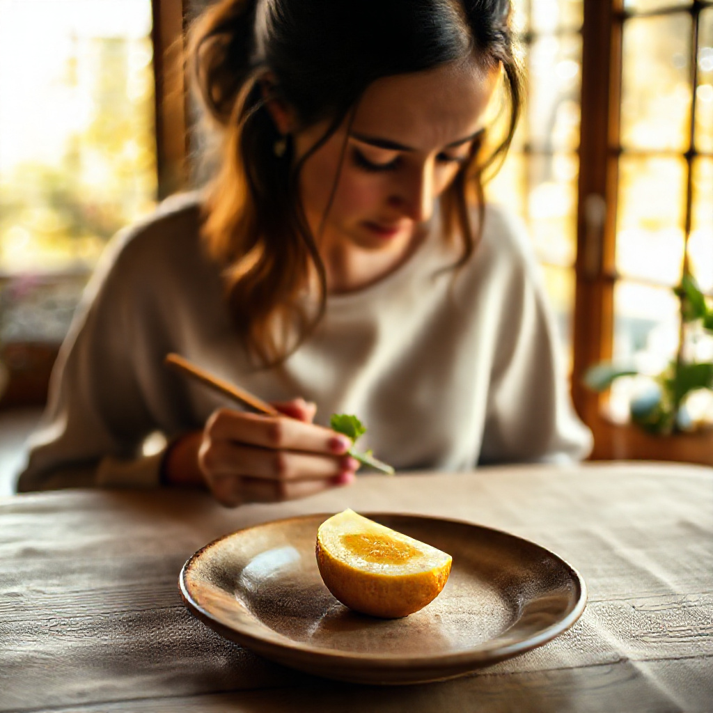 Mindful meal time in nature