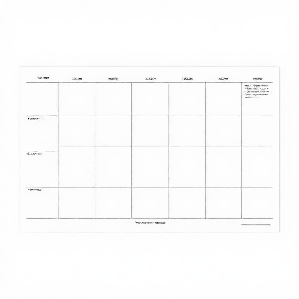 Weekly Meal Plan Template