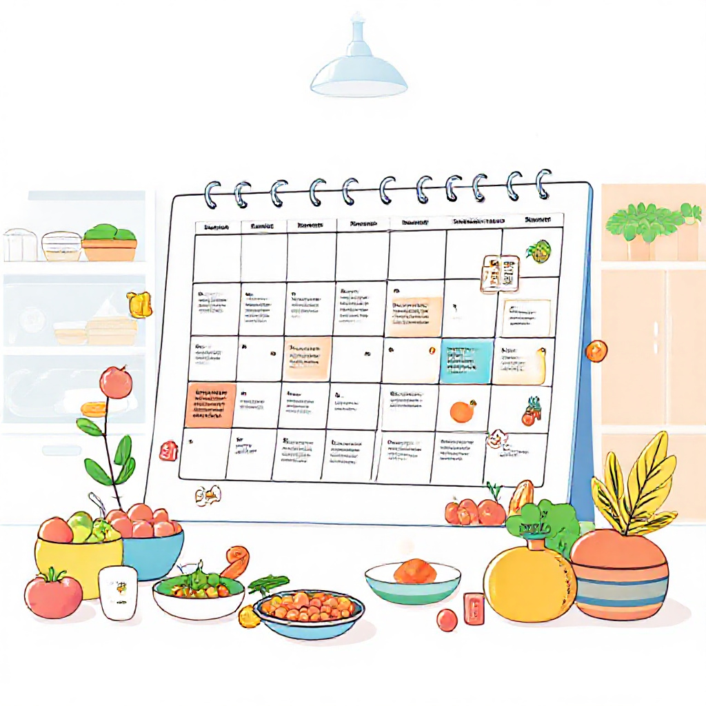 Meal planning illustration