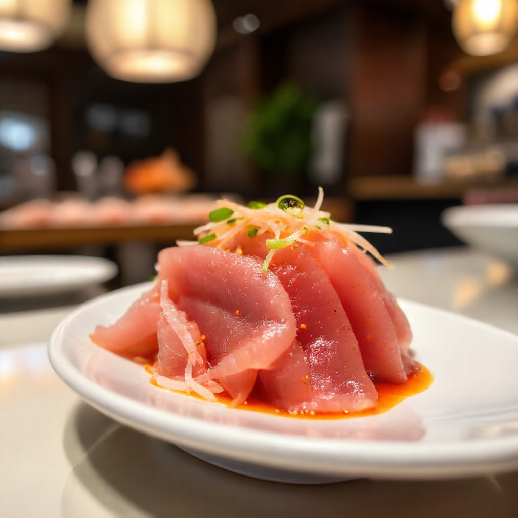 Spicy Tuna Sashimi at Sakura no Hana