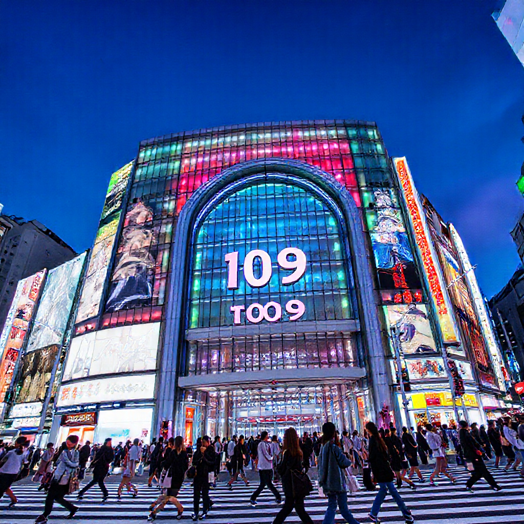 Shibuya 109 in AR mode