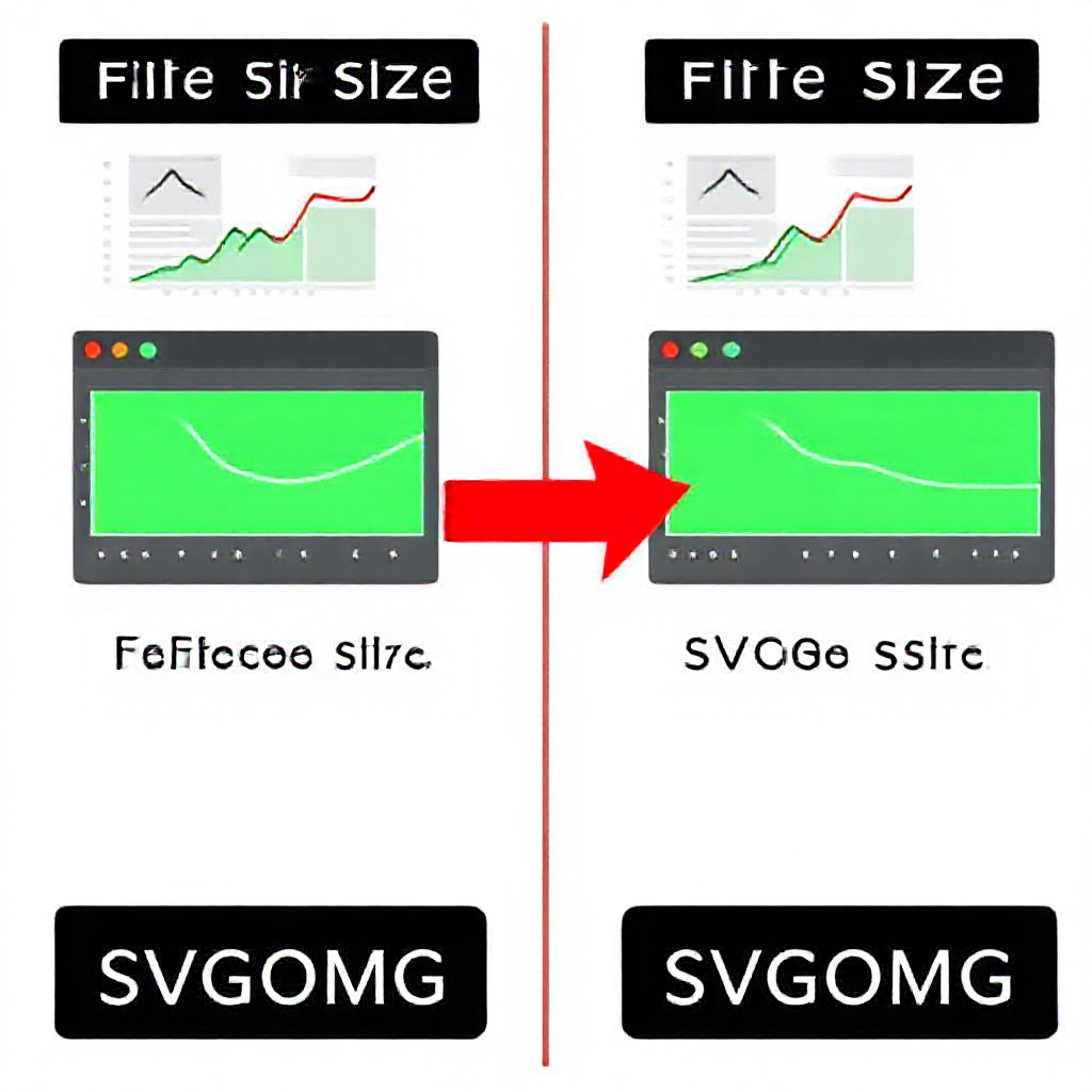 File size before and after optimization