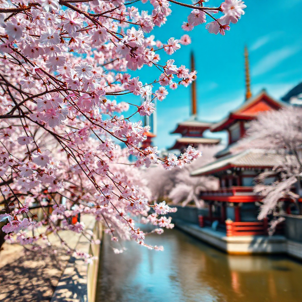 Cherry Blossoms in Ueno Park