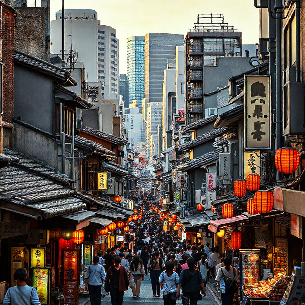 Senso-ji Temple and Nakamise Street