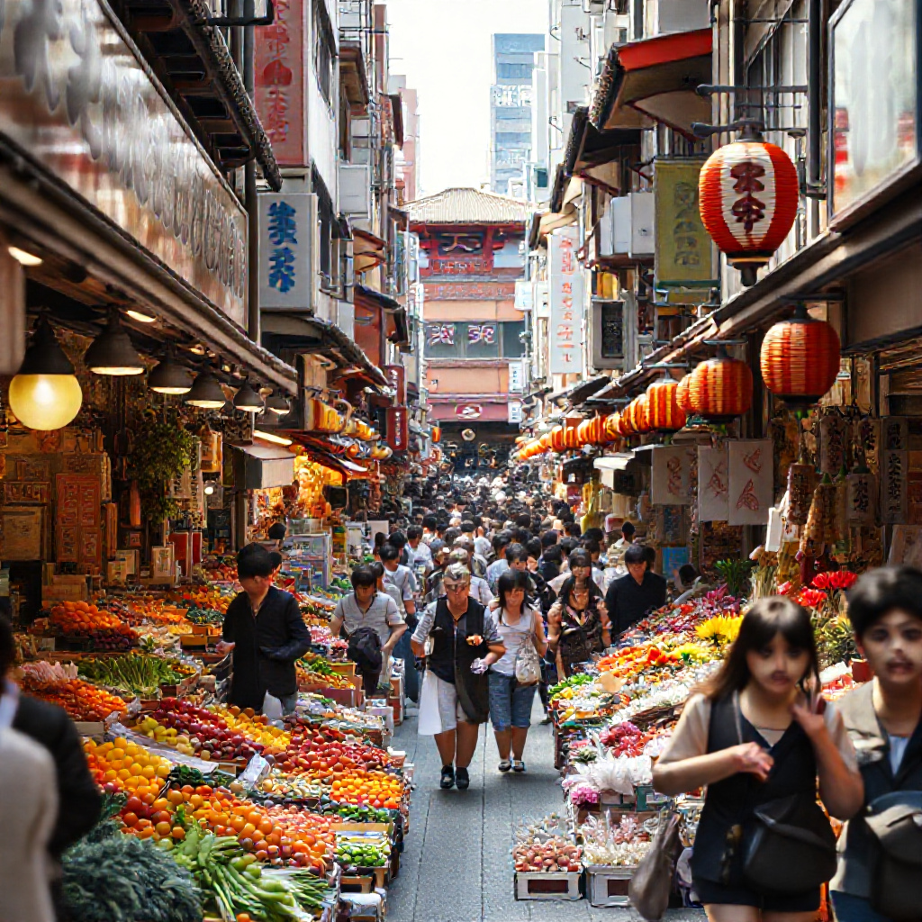 Harajuku shopping scene