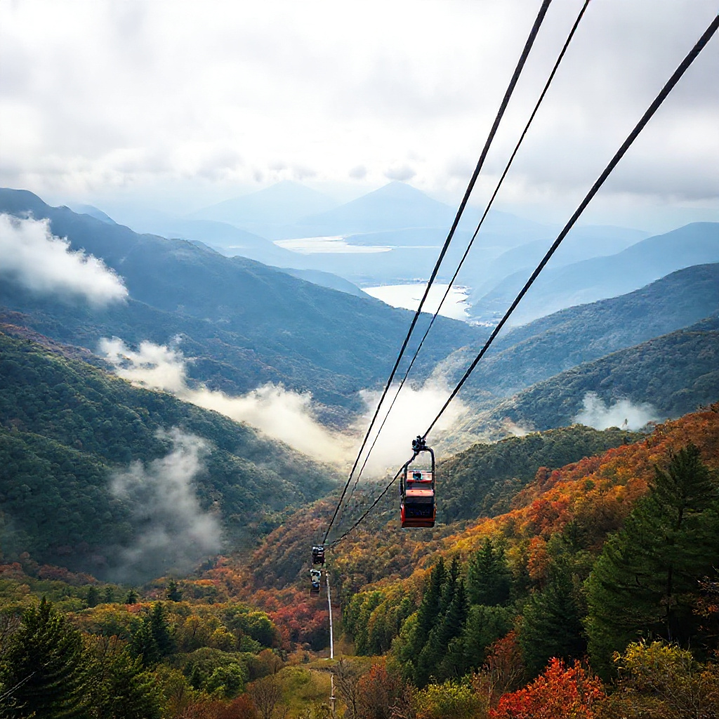 Ropeway to Mount Fuji
