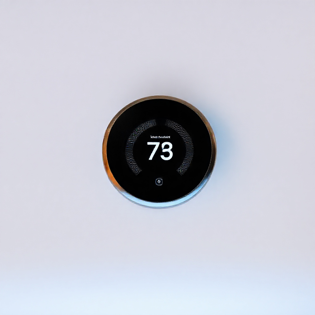 Model X Smart Thermostat - Sleek and Modern Design