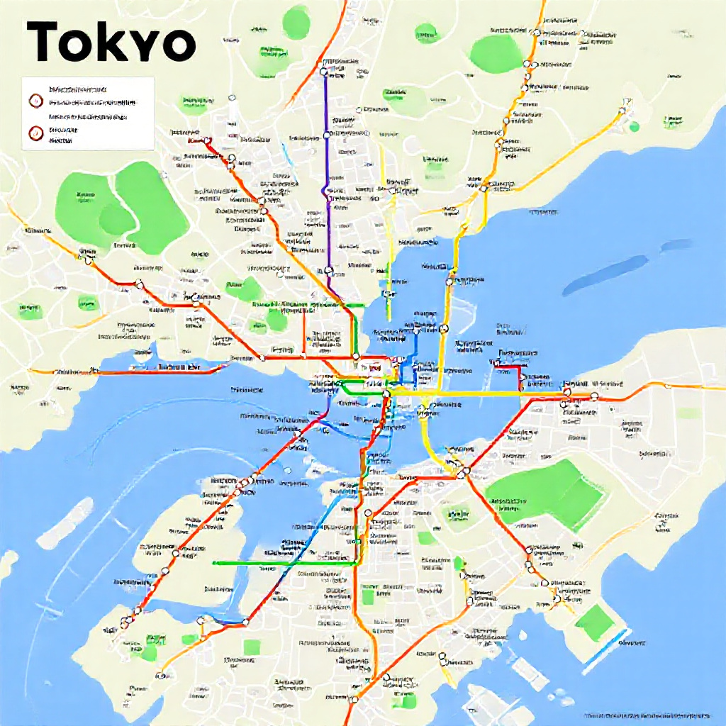 Tokyo Tram Map